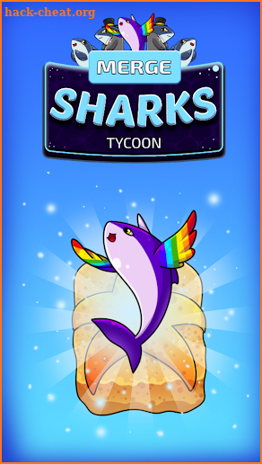 Merge Shark - Kawaii Idle Evolution Clicker Game screenshot