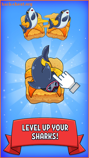 Merge Shark - Kawaii Idle Evolution Clicker Game screenshot