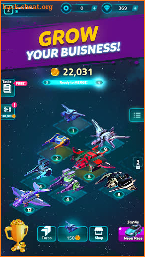 Merge Space Ships: Cyber Future Merger 3D screenshot