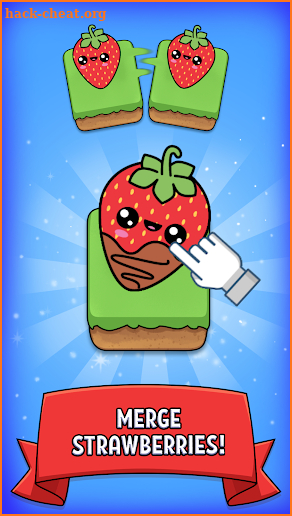 Merge Strawberry - Kawaii Idle Evolution Clicker screenshot