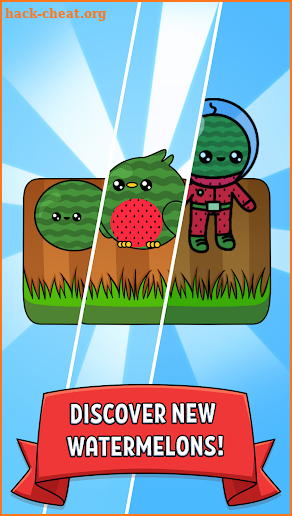 Merge Watermelon - Kawaii Idle Evolution Clicker screenshot