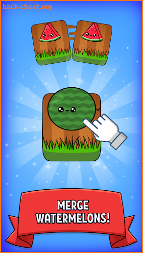 Merge Watermelon - Kawaii Idle Evolution Clicker screenshot