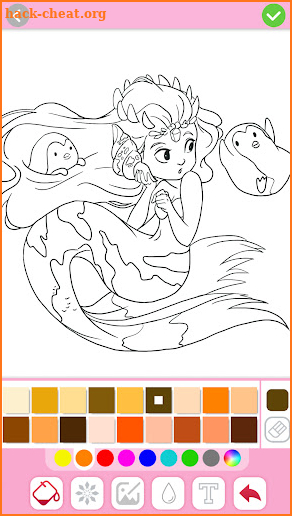 Mermaid Coloring:Kids Coloring screenshot