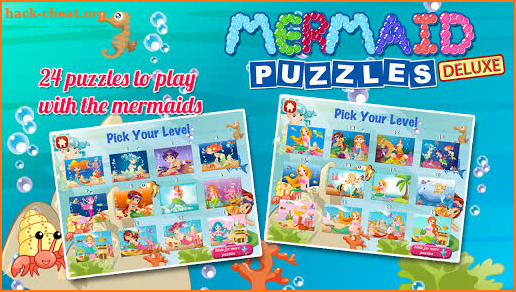 Mermaid Jigsaw Puzzles Deluxe screenshot