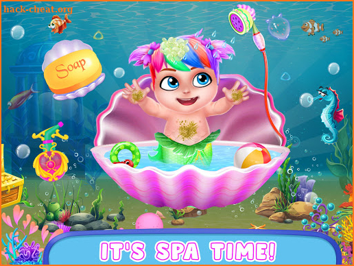 Mermaid Newborn Baby Care screenshot