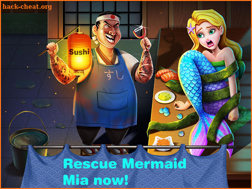 Mermaid Secrets16 – Save Mermaids Princess Sushi screenshot