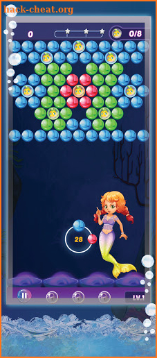 Mermaid shooter: Bubble Splash screenshot