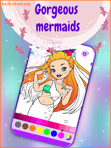 Mermaids Coloring Pages screenshot