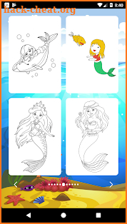 Mermaids Game Coloring screenshot