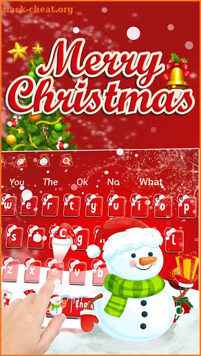 Merry Christmas 2018 Keyboard Theme screenshot