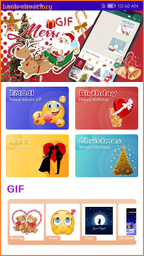 Merry Christmas Gif WASticker screenshot