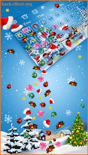 Merry Christmas Gravity Keyboard screenshot