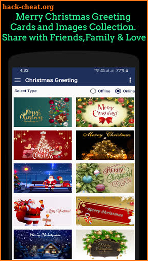 Merry Christmas Greeting Cards.🎅 screenshot