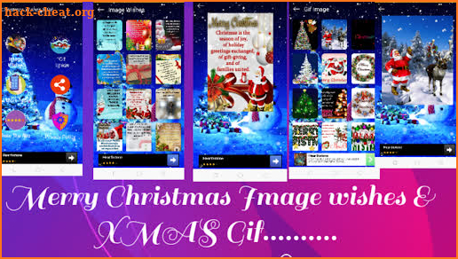 Merry Christmas Image Wishes & XMAS Gif 🎄🎅 screenshot