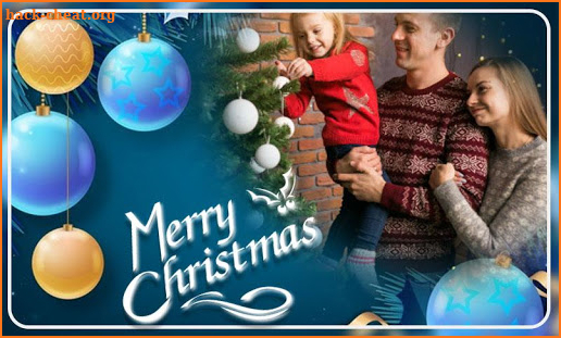 Merry Christmas Photo Frames & Text, Stickers screenshot