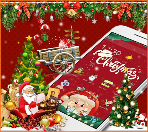 Merry Christmas Santa Theme screenshot