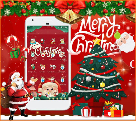 Merry Christmas Santa Theme screenshot