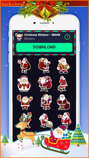 Merry Christmas Stickers screenshot