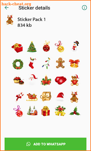 Merry Christmas Stickers WA Emoji for Whatsapp screenshot