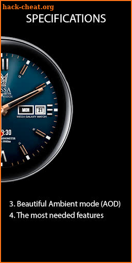 Messa Watch Face BN23 Ocean screenshot