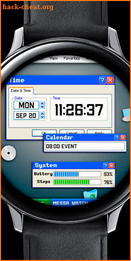 Messa Watch Face Digital Win screenshot