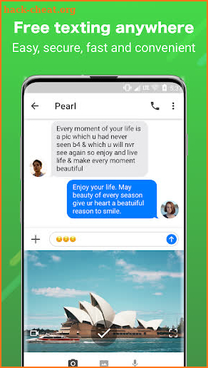 Messages: free texting messages chat app screenshot