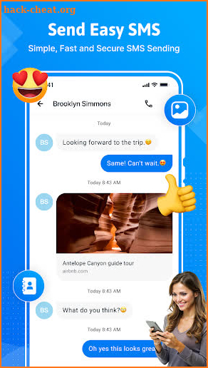 Messages : SMS & Text Message screenshot