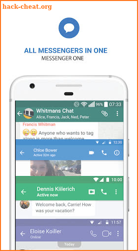 Messenger 1 for Messages, Chat, Video, Text, Calls screenshot