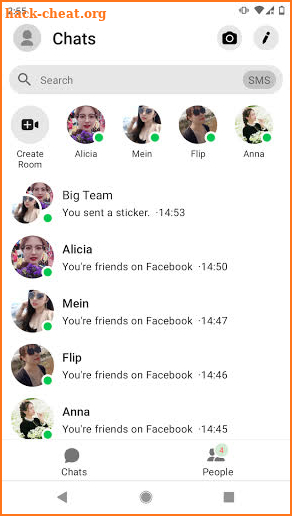 Messenger Lite Chat Conversation Prank screenshot