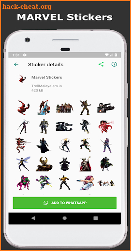 Messenger Stickers - WAStickerApps screenshot