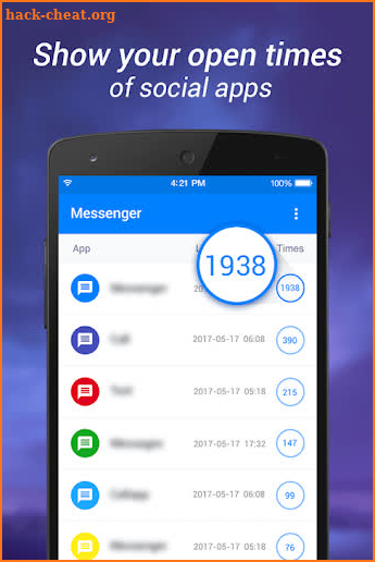 Messengers for social chat and call screenshot