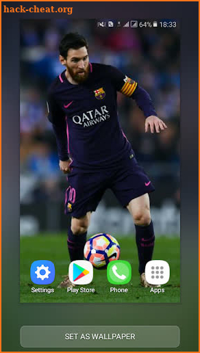 messi wallpaper screenshot