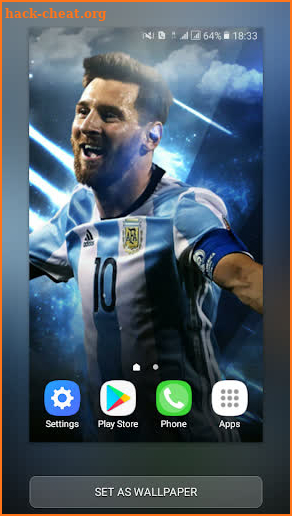 messi wallpaper screenshot