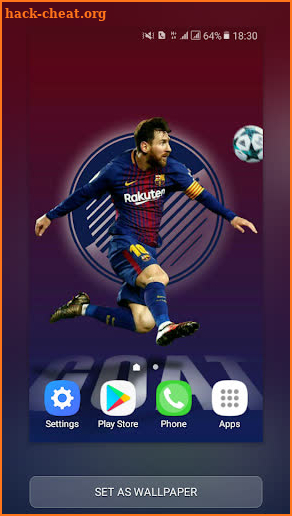 messi wallpaper screenshot