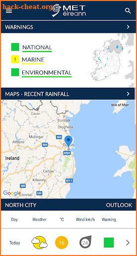 Met Éireann screenshot