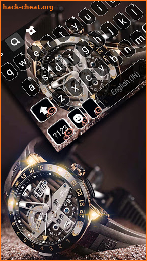 Metal 3D Watch Keyboard Background screenshot