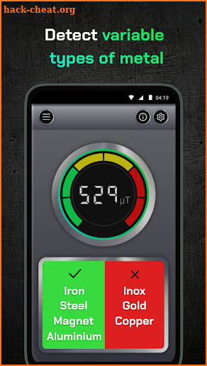 Metal detector screenshot