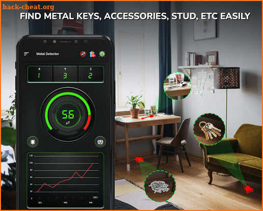 Metal Detector: Stud Finder - Hidden Metal Finder screenshot