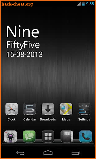 Metal Free(APEX NOVA GO THEME) screenshot