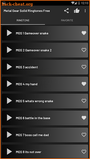 Metal Gear Solid Ringtones Free screenshot