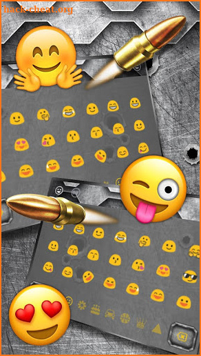 Metal Gun Keyboard Theme screenshot