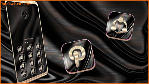 Metal Silk Pattern Theme screenshot