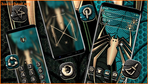 Metal Spider Launcher Theme screenshot