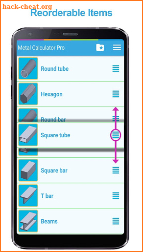 Metal Weight Calculator Pro screenshot