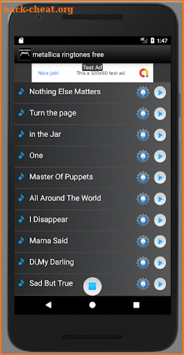 Metallica Ringtones Free screenshot