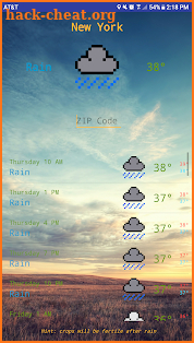 Meteo screenshot