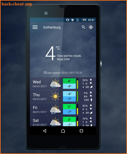 meteoblue screenshot