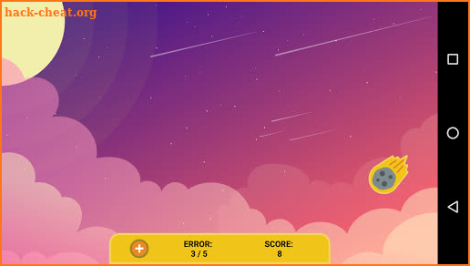 Meteor fire screenshot