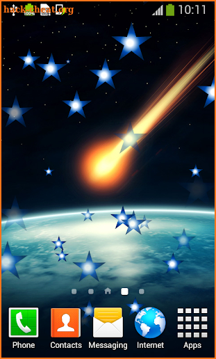 Meteor Shower Live Wallpapers screenshot