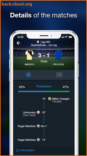 Mexican football screenshot